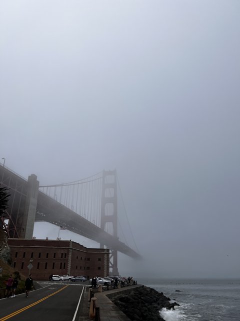 Foggy Bridge in the Metropolis