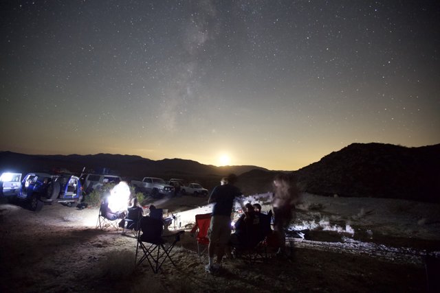 Under the Stars: A Night of Camping with Friends