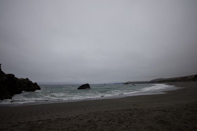 Moody Overcast Cove on the Northern California Coast
