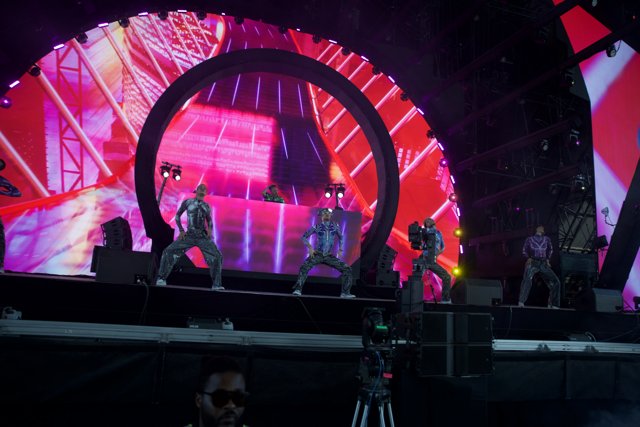 Electric Spectacle: A Moment Captured at Coachella 2024