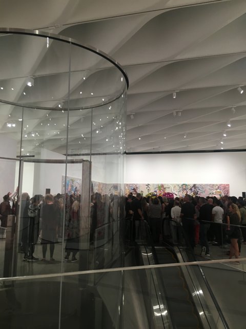 Crowd at The Broad
