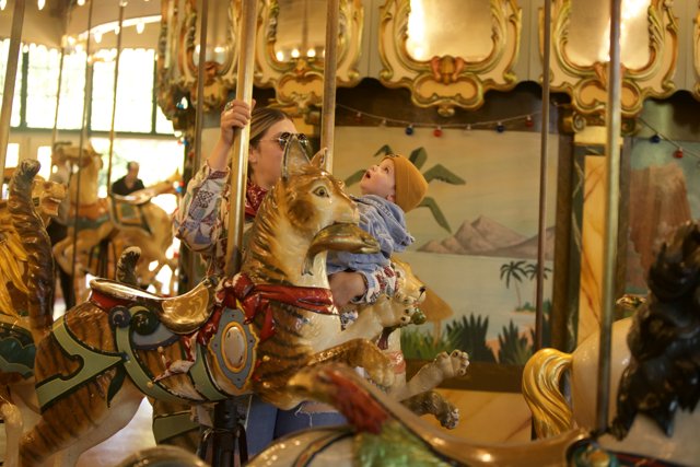 Joyride at San Francisco Zoo Carousel, November 2023