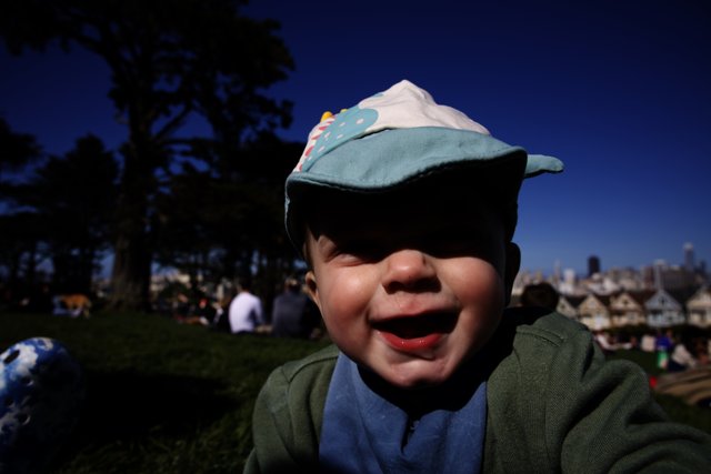 Sunny Day Smiles at Alamo Square
