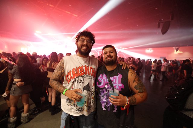 Two Friends Smiling at Wobbleland Music Festival 2026