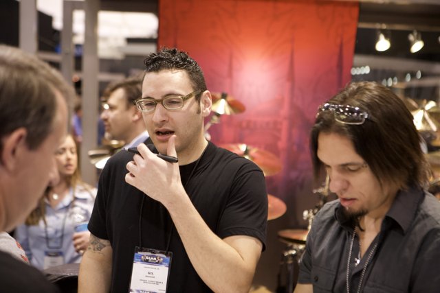 Networking at NAMM Trade Show