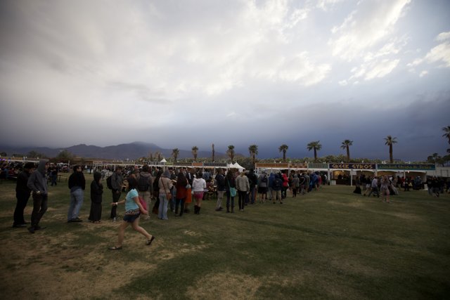 Coachella Crowd Gathers in the Desert
