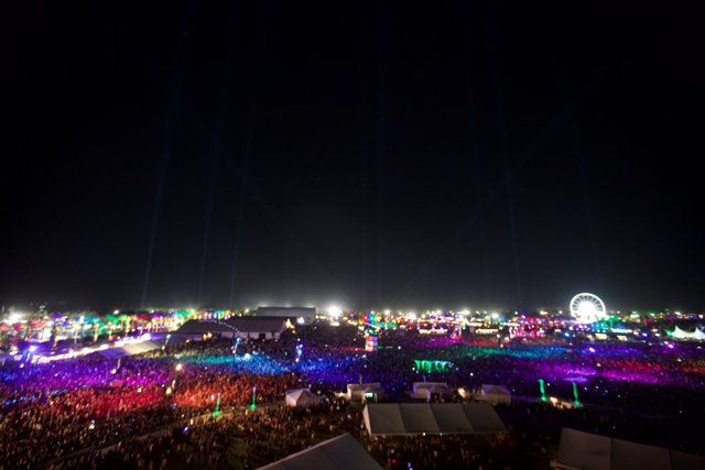 Colorful Lights and a Thrilling Crowd at Coachella
