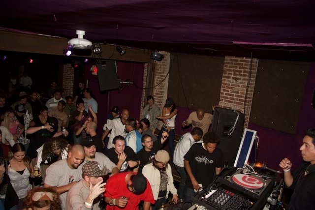 Nightclub Party with DJ Equipment