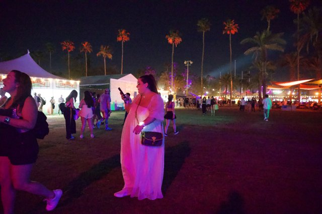 Elegance Under the Palms: Coachella 2024 by Night