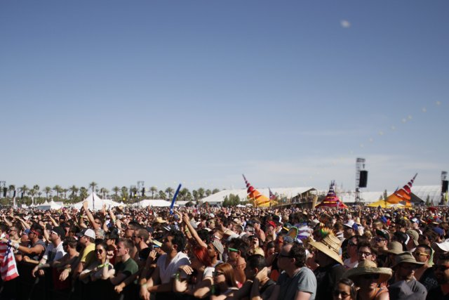 A Sea of People at the Music Festival