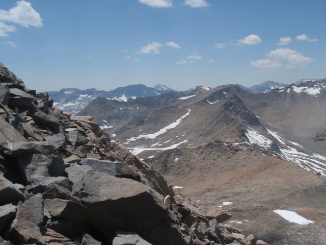 Summit View of Inyo Mountain Range