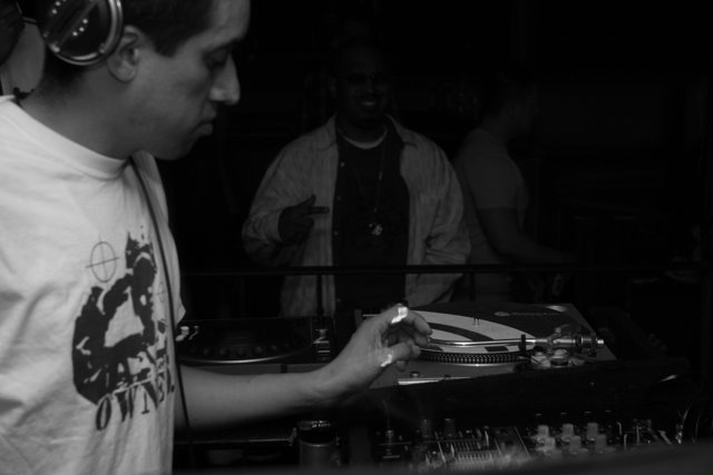 Raul R at the Turntables