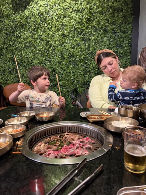 Family Feast at the Hot Pot