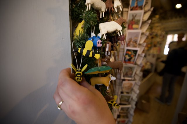 Handcrafted Folk Art Ornaments at Santa Fe Market