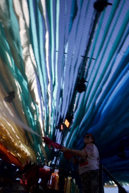 Illuminated Whirl: Vibrance at Coachella 2024