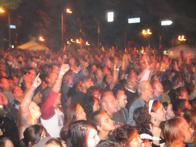 Urban Concert Crowd