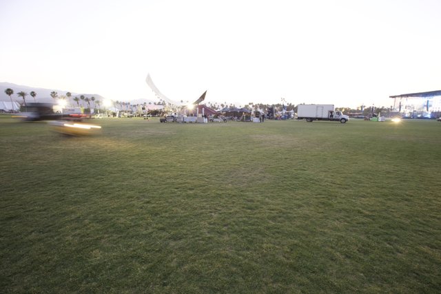 Kite Flying Fun in Grassy Coachella Field