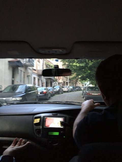 Riding Through Tbilisi