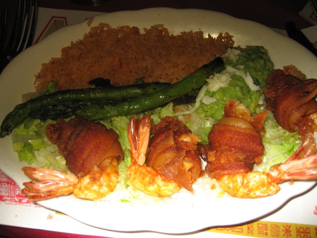 Shrimp and Asparagus Platter