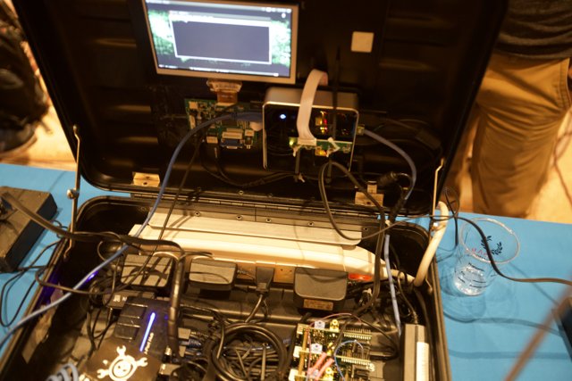High-Tech Computer Set-up