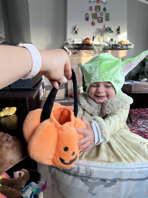 Halloween Cuddles: Wesley's First Costume