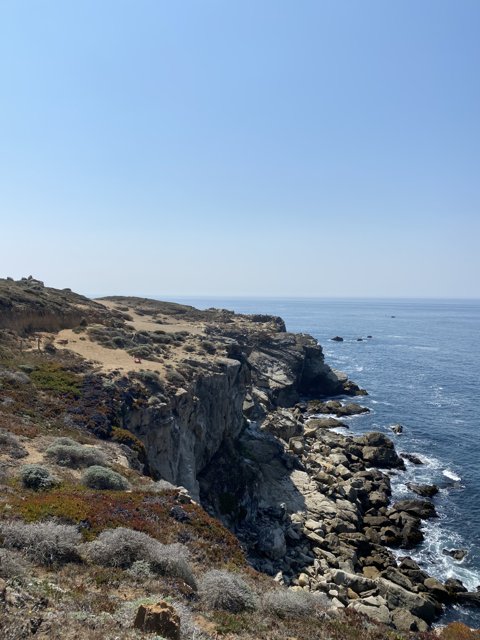 Cliffside Vista of California Coast