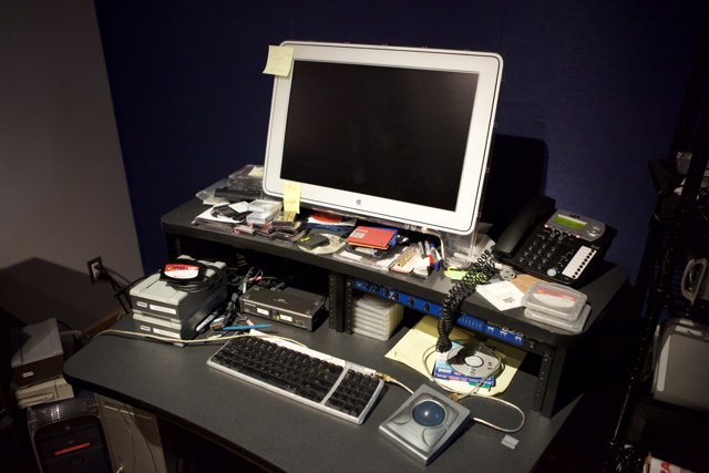 A Fully Equipped Computer Desk