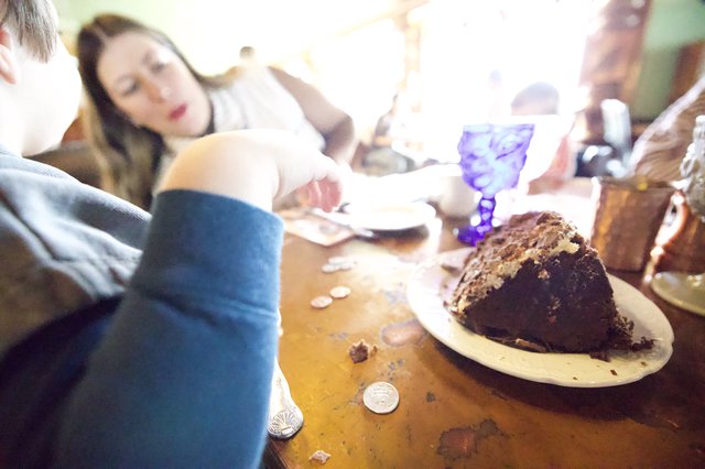 Birthday Celebration with Chocolate Dome Cake