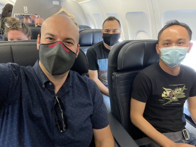 Flying with Masks
