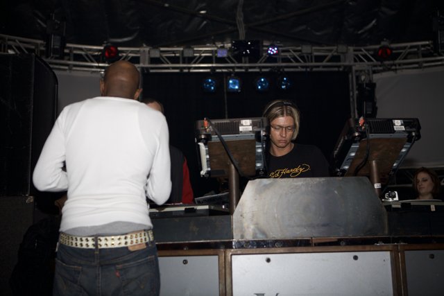 Behind the DJ Booth at Funktion