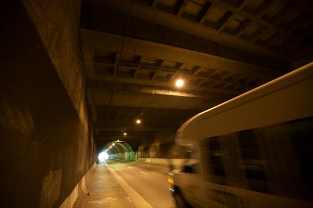 Night Ride through the Tunnel