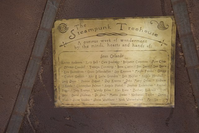 Steampunk Treasure Plaque