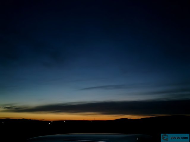 Sunset over the Mountain Range