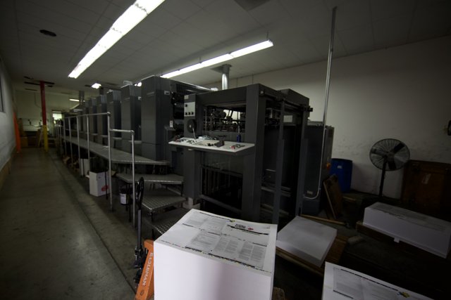 Printing Press on the Factory Floor
