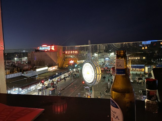 City Lights and a Cold Beer