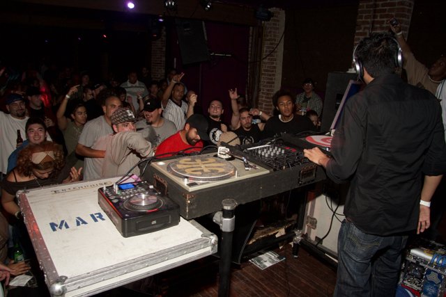DJ Mastering the Beat