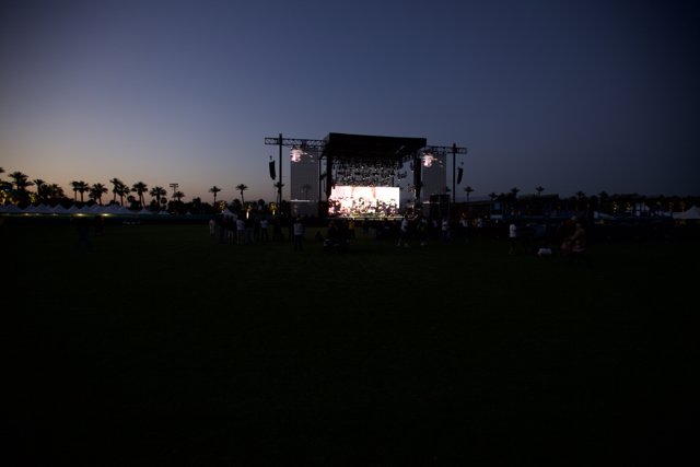 Concert Stage Silhouettes