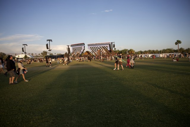 Sunset Festivities at Coachella 2024