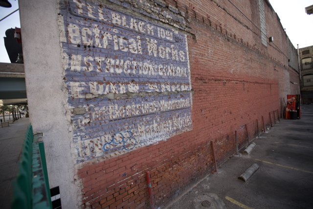 Brick Wall Sign