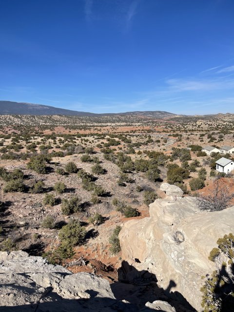 Cliffside View of the Breathtaking New Mexico Wilderness