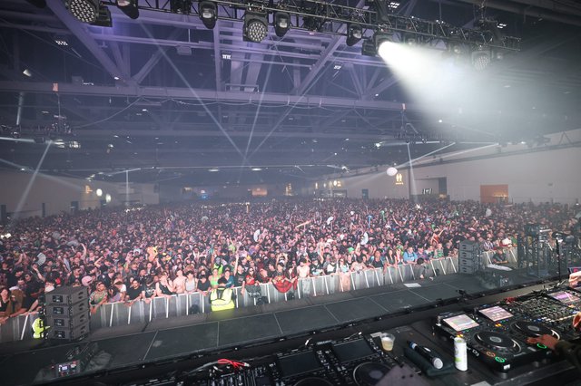 Massive Indoor EDM Crowd at Wobbleland Festival 2026