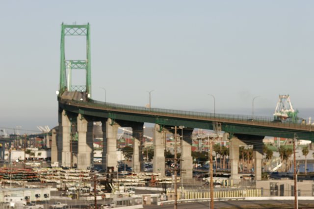City Train Crossing Overpass Bridge