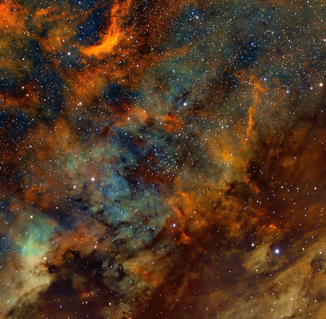 NGC 6997 Open Cluster in the North America Nebula