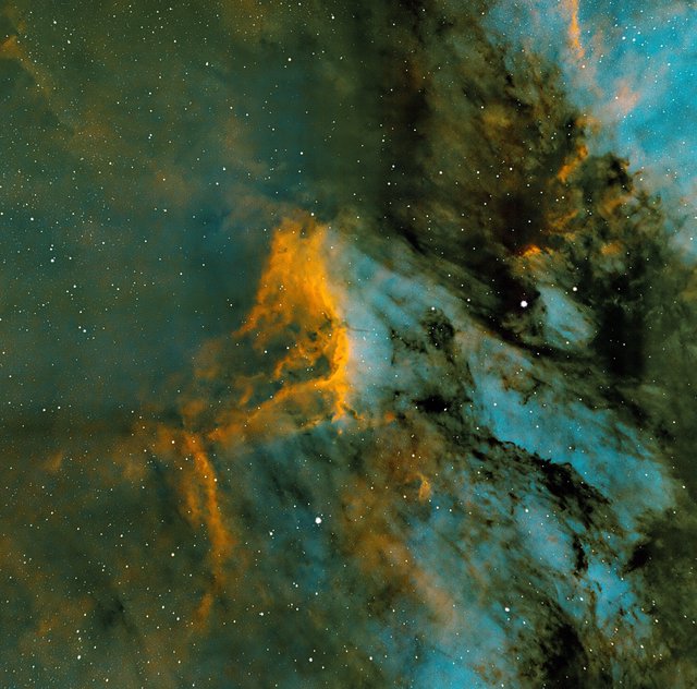 IC5070 Pelican Nebula in Narrowband SHO Palette