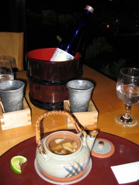 Wooden Teapot as Tableware