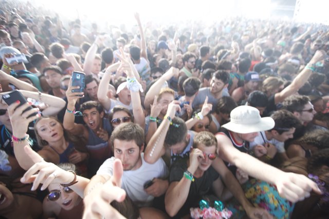 Coachella Music Festival Crowd