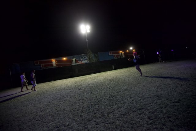 Midnight soccer under the stars