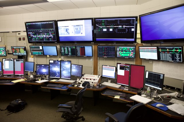 High-Tech Control Room