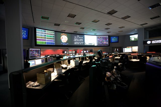 JPL Mission Control Room: Monitoring the Stars