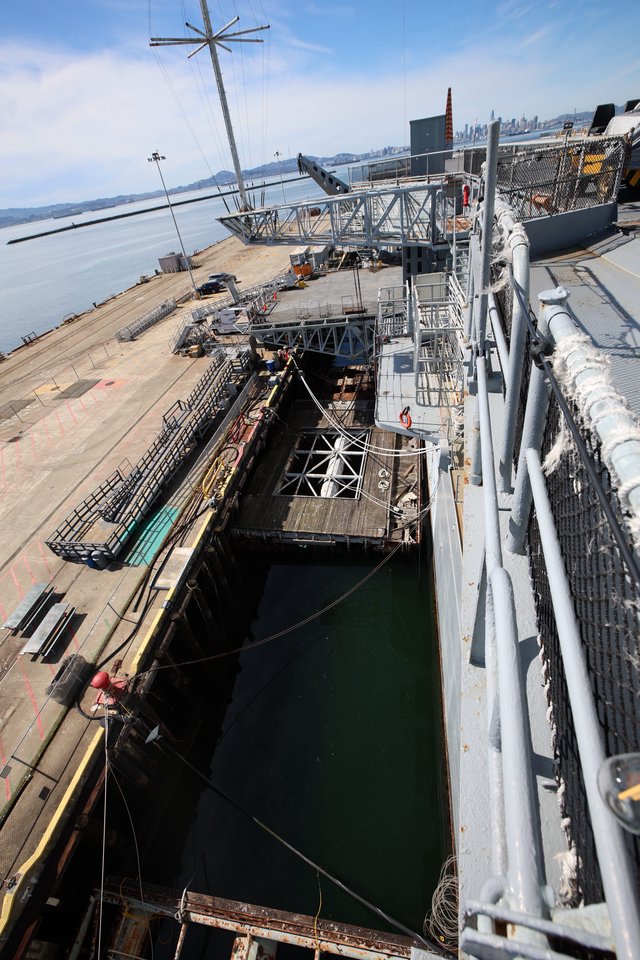 Dry Dock Maintenance and Restoration on USS Hornet